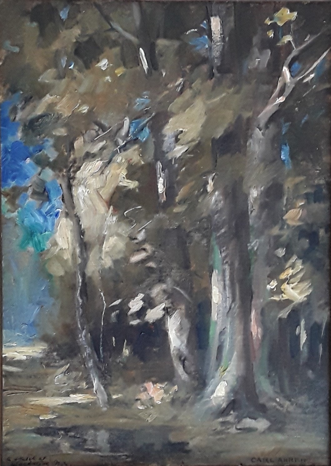 A Sketch at Woodstock, New York before restoration